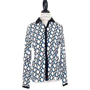 LAFAYETTE 148 NEWYORK NWT Button Down Blouse SIZE 2R